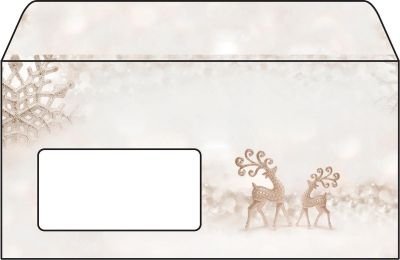 SIGEL Weihnachts Umschläge DU228 Brilliant Deer DIN lang