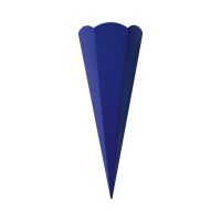 folia Schultüten-Zuschnitt 6-eckig 680 mm dunkelblau 5 St./Pack.