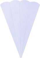 folia Schultüten-Zuschnitt 6-eckig 680 mm hellblau 5 St./Pack