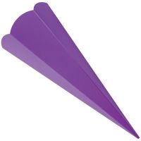 folia Schultüten-Zuschnitt 6-eckig 680 mm lila 5 St./Pack