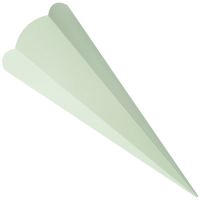 folia Schultüten-Zuschnitt 6-eckig 680 mm mint 5 St./Pack