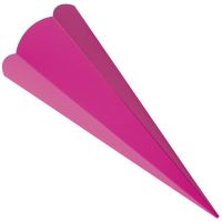 folia Schultüten-Zuschnitt 6-eckig 680 mm pink 5 St./Pack
