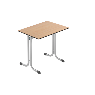 Einer-Schülertisch 70x55 cm mit Vollkern Tischplatte Powersurf Höhe: 59cm