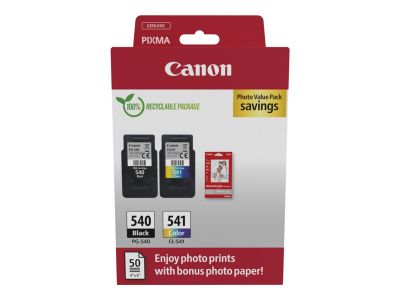 Canon Tintenpatrone 5225B013 PG540+CL541 sw/c/m/y 2 Stück