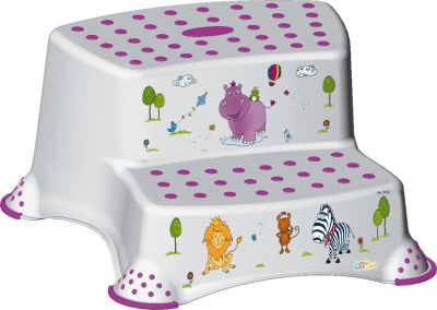 keeeper kids Tritthocker igor hippo zweistufig weiß