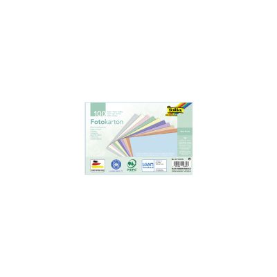 folia Tonpapier 50x70 cm 130g pastell sortiert 100 Blatt