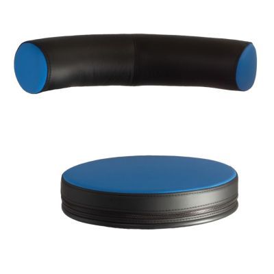 Sanus Ersatzbezug-Set Bezug: Kunstleder Farbe: Blau / Schwarz