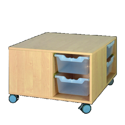 Bau- und Spielinsel ohne Aufkantung