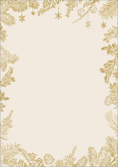SIGEL Weihnachts-Motivpapier DP422 DIN A4 Golden Christmas 100 Blatt