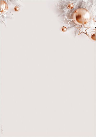 SIGEL Weihnachts-Motivpapier DP429 DIN A4 Christmas in rose gold 100 Blatt