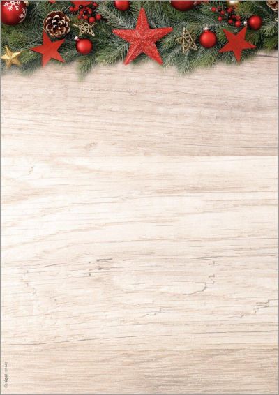 SIGEL Weihnachts-Motivpapier DP442 DIN A4 Chalet Style 100 Blatt