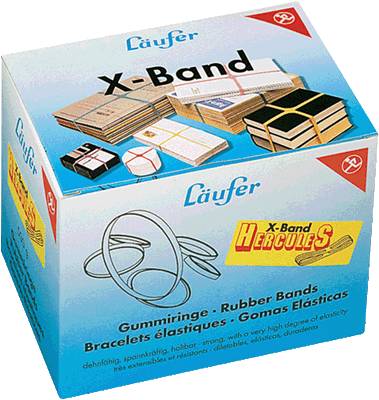 Läufer X-Band Hercules im Karton/59078, bunt, 250x25, Inh. 500g