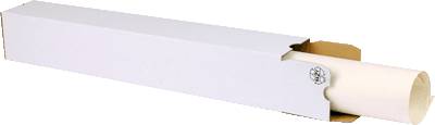 smartboxpro Versandhülse quadratisch 75 x 7,5 cm DIN A1+ weiß