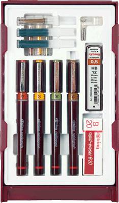 Rotring rapidograph College 4er-Set, S0699570