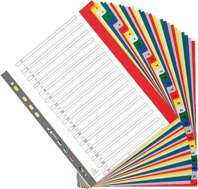 EXACOMPTA Register 31tlg A4 88E