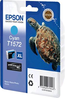 Epson Tintenpatrone C13T15724010 T1572 25,9ml cyan