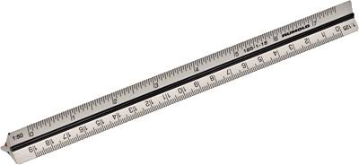 RUMOLD Dreikantmaßstab 195, 195/1/15, silber, Architekt 1, 15cm