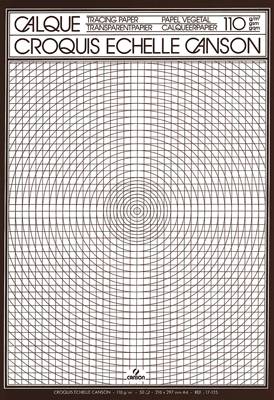 CANSON Entwurfblock 200017125 A4 50Blatt