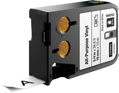 DYMO Vinyetikett 1868752 19mm schwarz wß