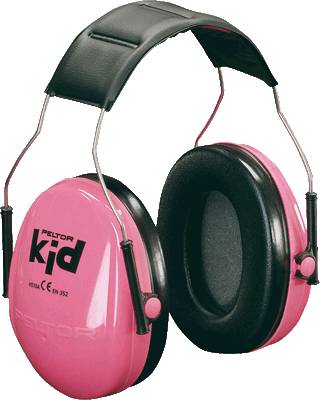 3M Peltor kid Kapsel-Gehörschutz H510 neonpink schwarz