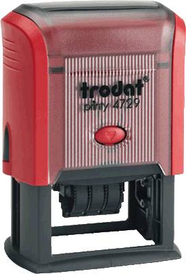 trodat Printy 4729 Datumstempel + Textstempel 50 x 30 mm