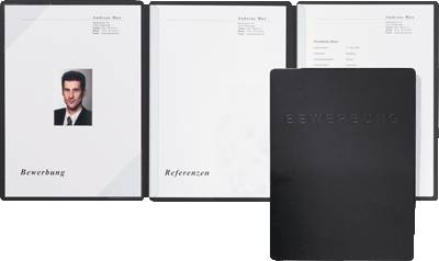 PAGNA Bewerbungsmappe 22022-04 schwarz