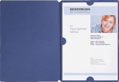 PAGNA Bewerbungsmappe 44137-02 blau