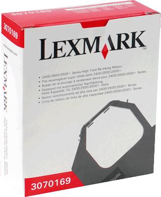 LEXMARK Farbband 3070169 schwarz Nylon