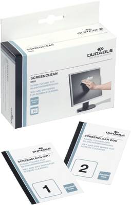 DURABLE 5721 Reinigungstücher 10 Paar