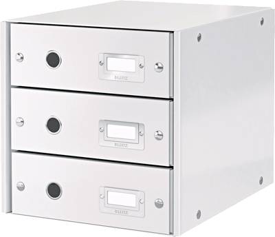 LEITZ Schubladenset Click & Store, 3 Schubladen/6048-00-01, weiß, 251x81x330mm