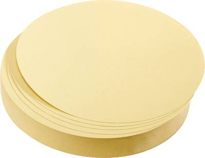 FRANKEN Moderationskarten Kreise UMZ 20 04 19,5cm gelb 500 Stück