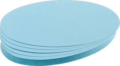 FRANKEN Moderationskarten Ovale UMZ 1119 18 hellblau 500 Stück