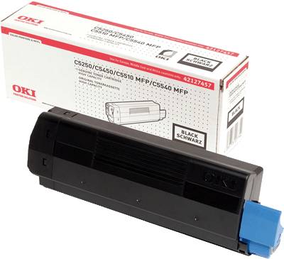 OKI Lasertoner 42127457 schwarz