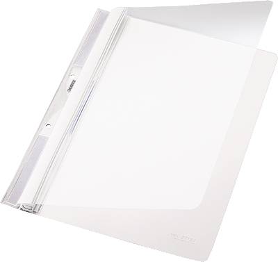 LEITZ Plastic-Einhängehefter 4190/4190-00-01, weiß, 252x315mm