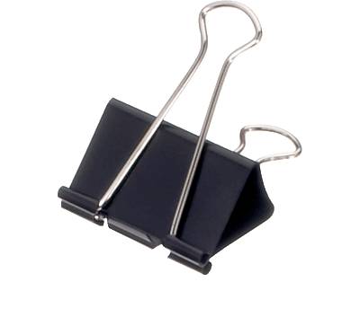 MAUL Foldback Klemmer MAULys 2155190 schwarz 51mm 6 Stück