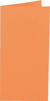 Clairefontaine PPP Doppelkarten/12536C, clementine, DL, 210g/qm, Inh. 25