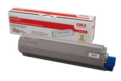 OKI Toner 44059105 8.000Seiten gelb