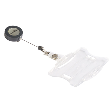 DURABLE Namenschild 801119 54x85mm mit Metallclip 10 Stück