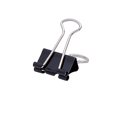 Soennecken Foldbackklemmer 1563 19x7mm schwarz 12 Stück
