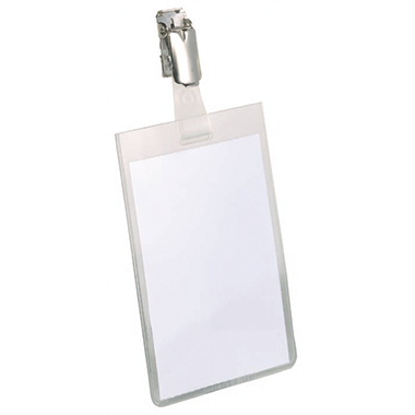 DURABLE Namensschild 800219 90x60mm transparent 25 Stück