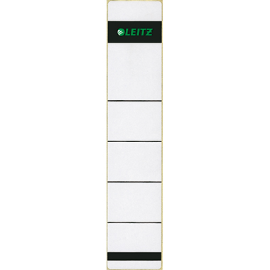 Leitz Ordneretikett 16430085 kurz/schmal Papier grau 10 Stück