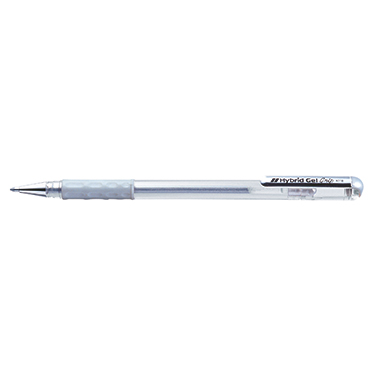 Pentel Gel-Tintenroller Hybrid Gel Grip Met. K118, silber