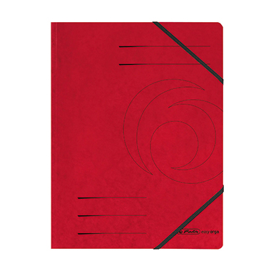 Herlitz Eckspanner 11387172 DIN A4 Karton rot