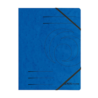 Herlitz Eckspanner 11387180 DIN A4 Karton blau