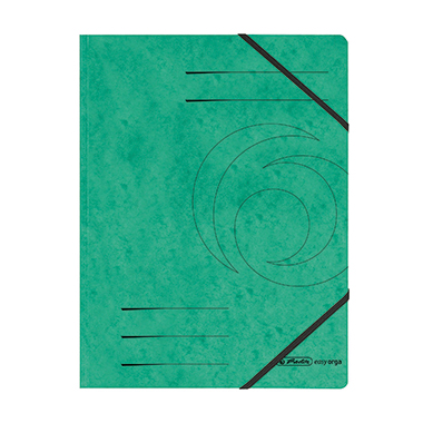 Herlitz Eckspanner 972471 DIN A4 Karton grün