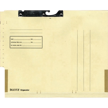 Leitz Pendeltasche Orgacolor 21360011 DIN A4 Kraftkarton chamois