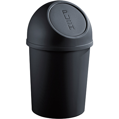 helit H2401195 helit Abfalleimer 13l rund PP schwarz