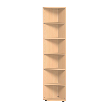 Geramöbel Eckregal Flex S-346010-B 40x216x40cm buche