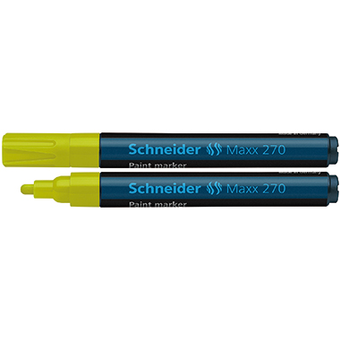 Schneider Lackmarker Maxx 270 127005 1-3mm Rundspitze gelb