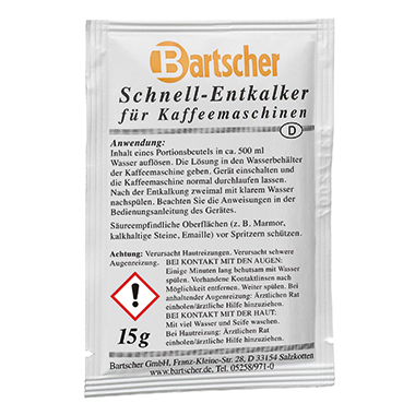 Bartscher 190065 Schnell-Entkalker Contessa 1002 15g 30St